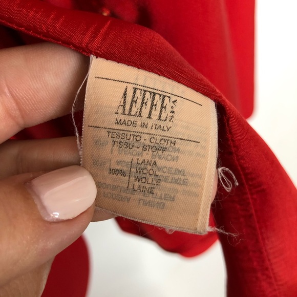 90s Moschino Cheap & Chic Red Button Front Dress - Picture 7 of 8